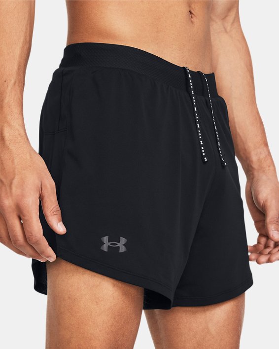 Men's UA Launch Elite 5" Shorts, Black, pdpMainDesktop image number 4